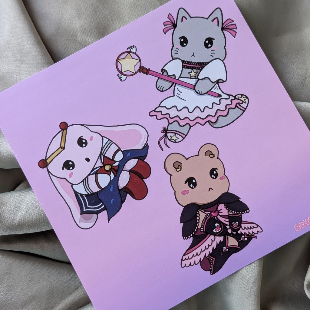 Magical Girls | Art Print 🌟