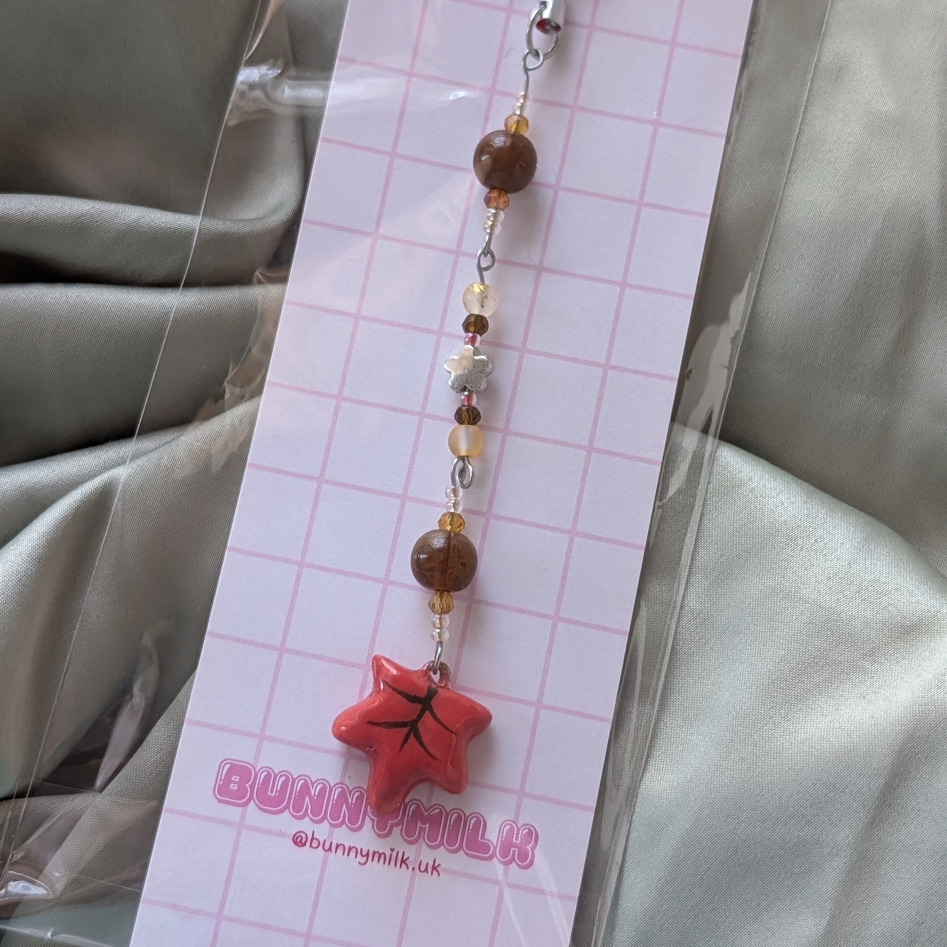 Maple Leaf Clay Charm | Phone Strap 🍁