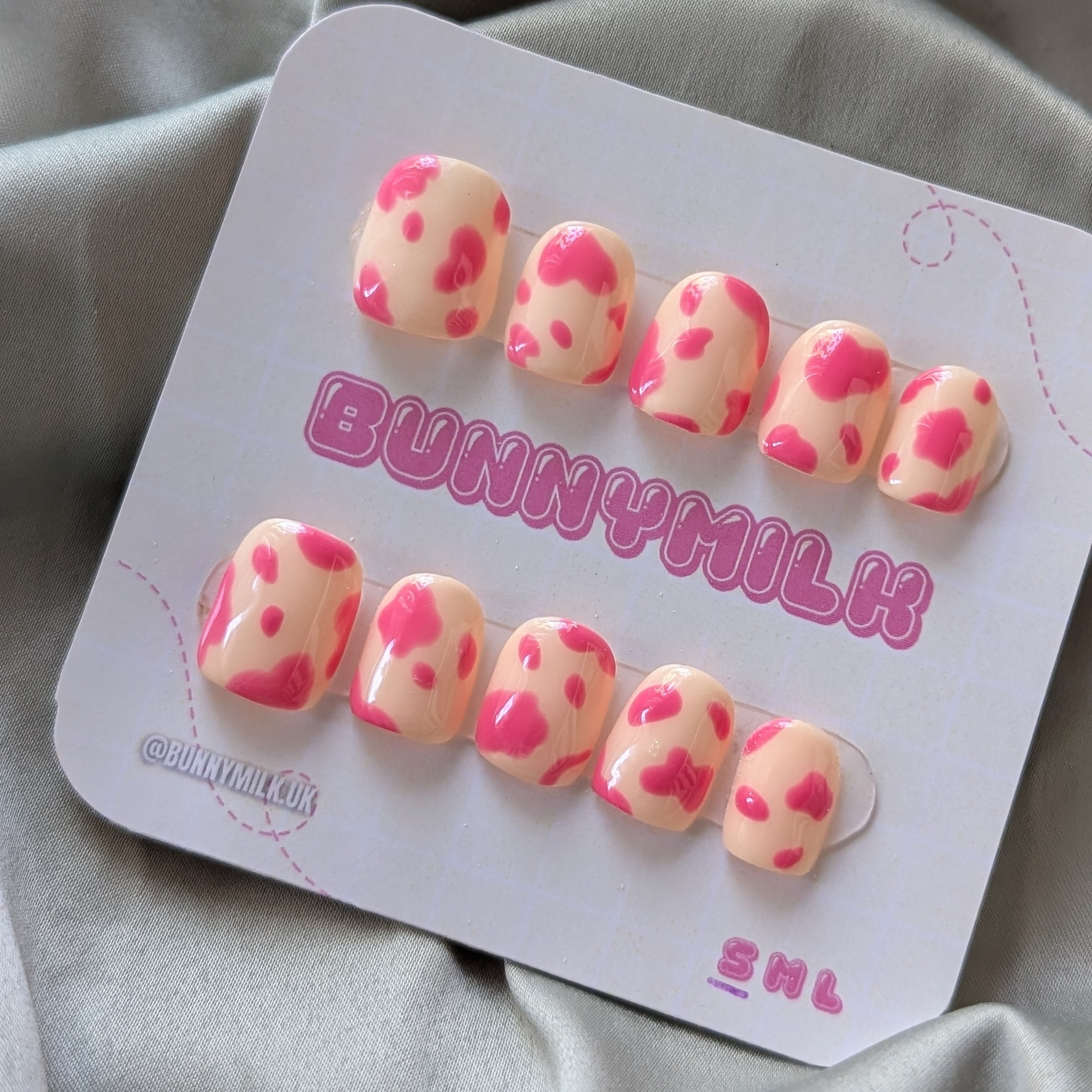 Cow Print Press On Nails 🐮